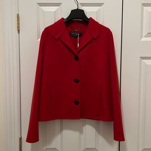 NWT Salvatore Ferragamo wool/cashmere coat